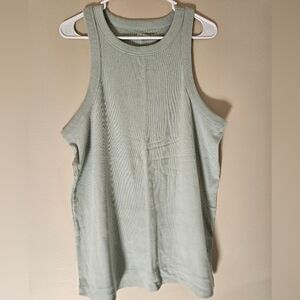 Sage Green Sleeveless Women's Top